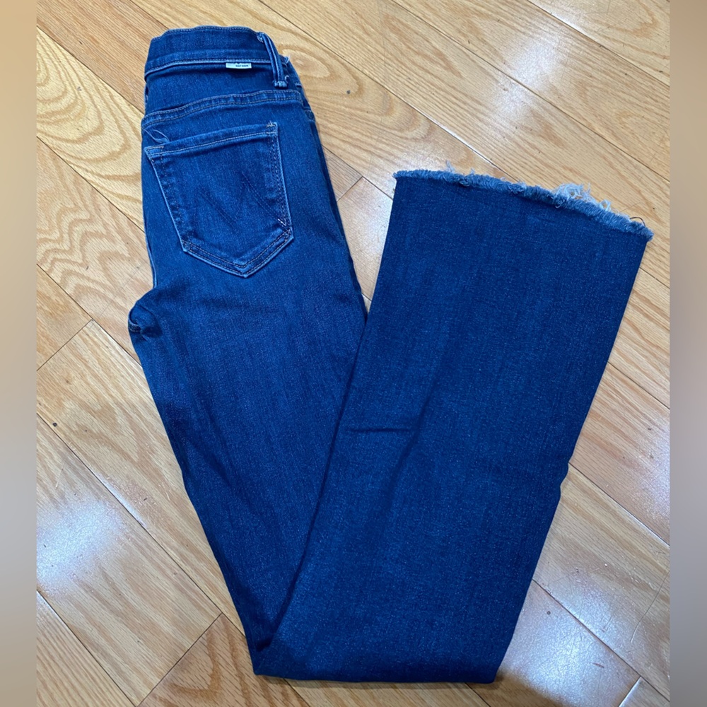 MOTHER Women's Boot Cut Jeans - Dark Blue